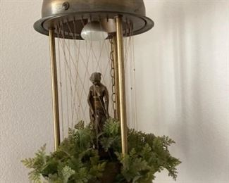 Vintage 70s Hanging Oil Rain Lamp