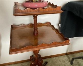 Vintage Two Tier End Table