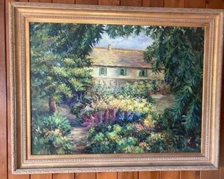 Tuscany Original Oil Painting 1995
