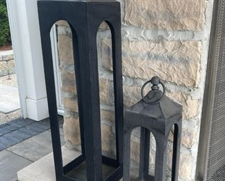 Pottery Barn lanterns