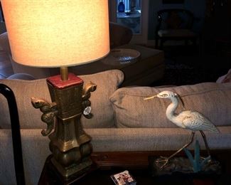 James Mont Brass Lamp firm price.  Heron has been sold.