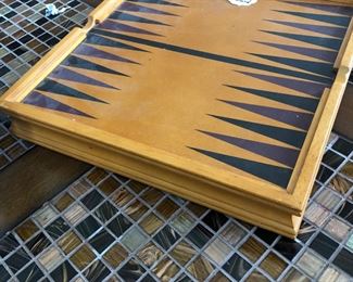 Wood Cribbage board with storage drawer