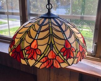 Hand made lamp by stained glass Artist.  $175 firm price.  