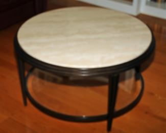 TRAVERTINE COFFEE TABLE