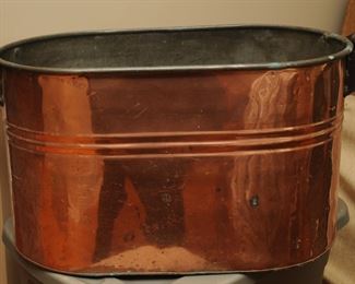 ANTIQUE COPPER BOILER