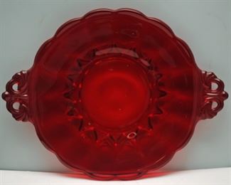 RED RUBY VIKING PLATTER 7" 