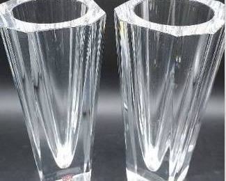 Orrefors Crystal Vases