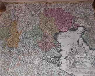 Map of Northern Italy from 1790 famous map maker