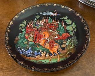 Vintage Russian collector's plate.