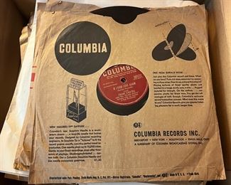 Old 78 records in excellent condition.