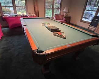 Gandy Slate Pool Table made in Macon, GA.