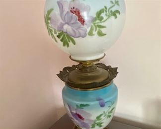 Hand painted Gone with the Wind lamp