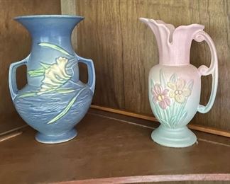 Roseville and Hull pottery 