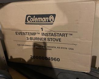New Coleman stove