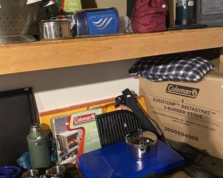 Coleman camping items