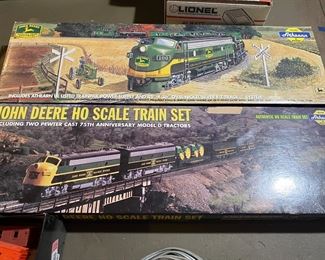 John Deere train sets