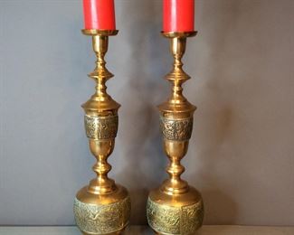 Brass Like Candle Holders