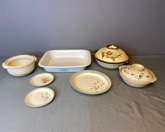 Corning Ware Casserole and Crockery