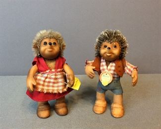 Vintage Steiff Mecki Hedgehog Dolls