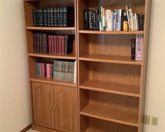 Wood Look Book Shelves