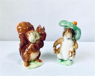 BEATRIX POTTERS FIGURINES 