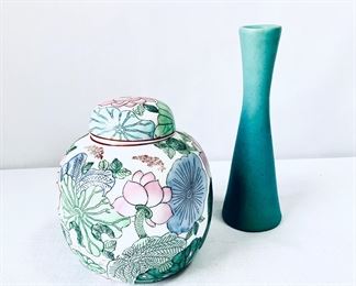 VAN  BRIGGLE BUD VASE 
