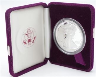 1989-S American Eagle One Ounce Proof Silver Bullion Coin 