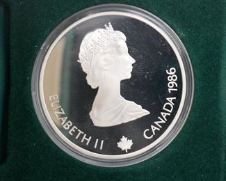 Canada Calgary 1988 Olympic Winter Games Proof Coin (Hockey) 
