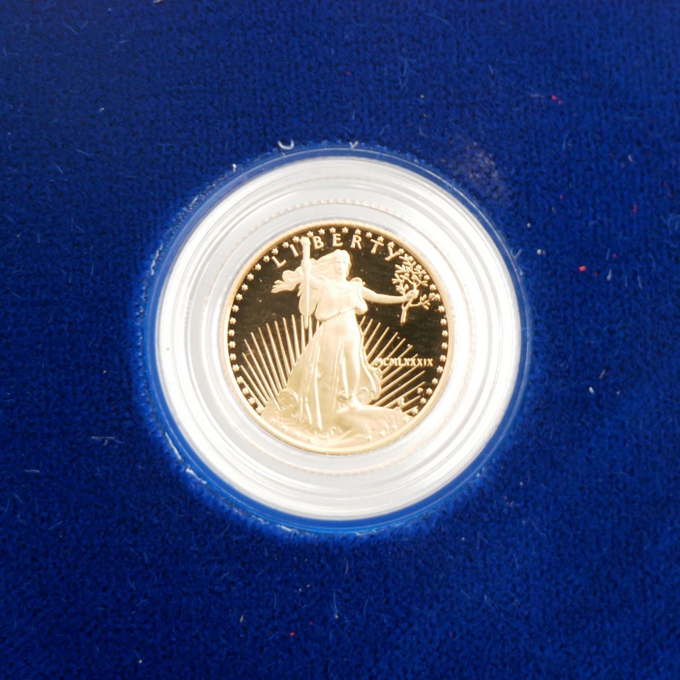 1989-P American Eagle One-Tenth Ounce Proof Gold Bullion Coin 