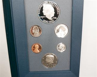 United States Mint Eisenhower Centennial Coin 1990 Prestige Set 