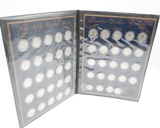 United States Commemorative Gallery State Quarter Dollar Collection 