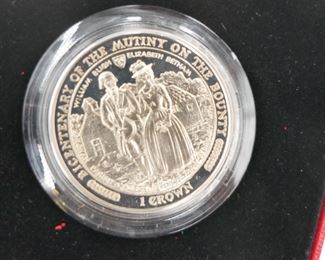 Pobjoy Mint "Mutiny on the Bounty" Commemorative Proof Coin Set 