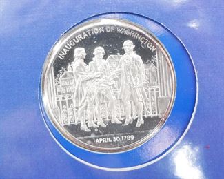 1989 The American Presidency Bicentennial Medalist Cover & Medal 