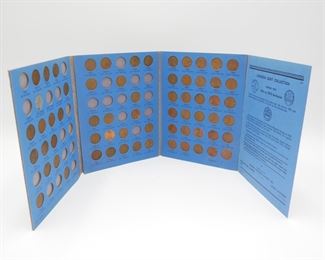 Whitman Lincoln Cent Collection 1941 to 1974 (Total of 65 Coins) 