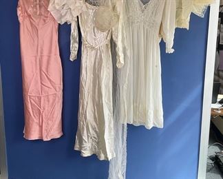 Vintage Wedding Dress and Nightgowns