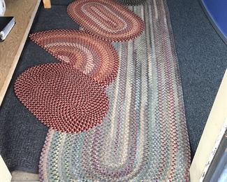  Braided Area Rugs with Non Slip Pads