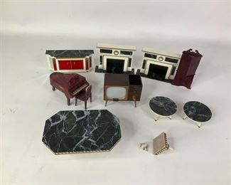Ideal Marble Dollhouse Furniture & More