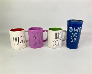 Rae Dunn Artisan Collection Coffee Mugs