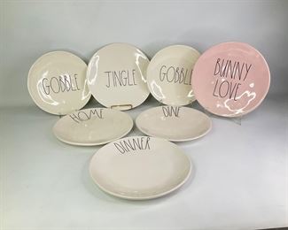 Rae Dunn Artisan Collection Holliday Plates