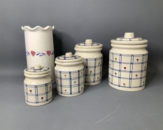 Canister Set and Vase