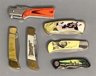 Assorted Souvenir Pocket Knives