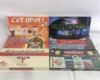 Hasbro Monopoly & Late For The Sky Monopoly-esque Games