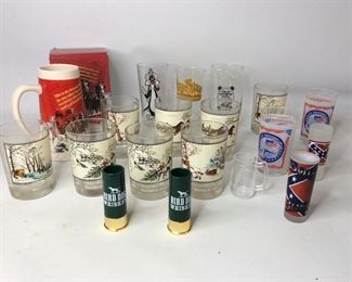 Currier & Ives and Budweiser Drinkware