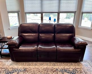 Flexsteel Electric Leather Reclining Sofa