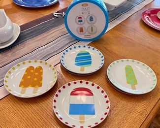 Popsicles Plates Set