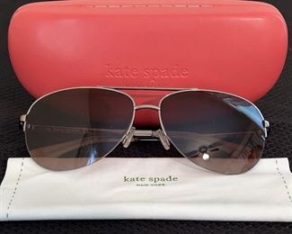 Never Worn, Ladies Kate Spade Sunglasses w/ Red Case & Dust Cover