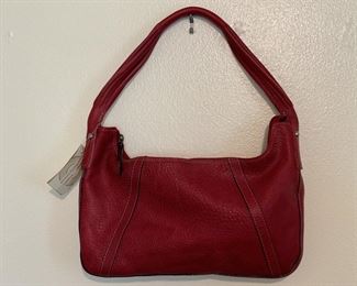 Maria by Enman Red Leather Purse, New w/ Tags
