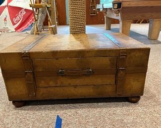 Matching coffee table. 
