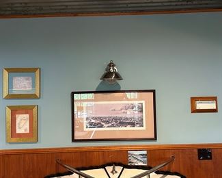 Large assortment of wall art. 