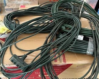 Christmas cordage covered. 